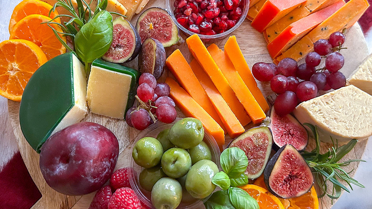 Different Foods to elevate this varied cheeseboard