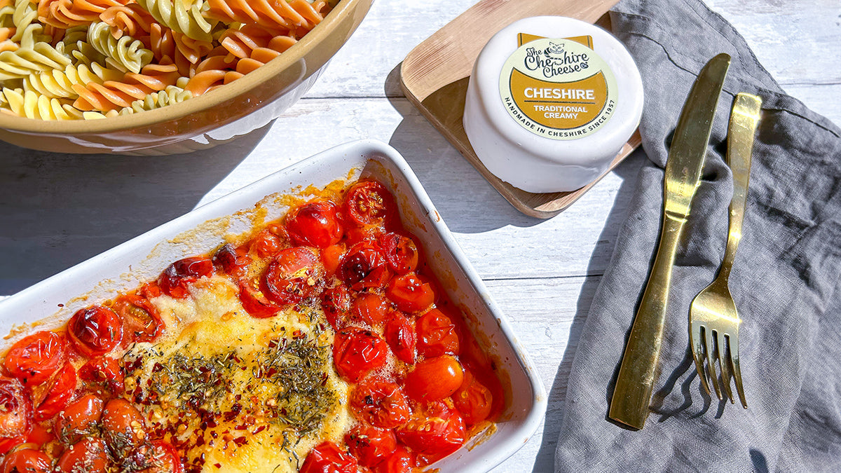 Baked cheshire feta recipe