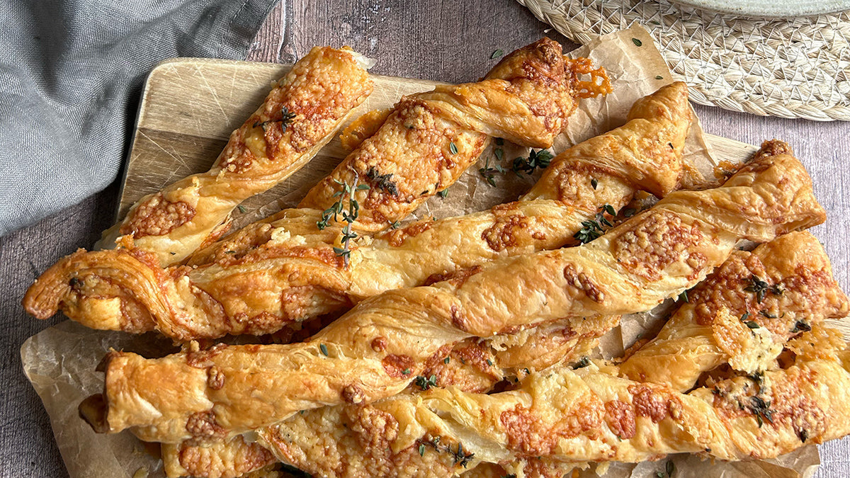 Vintage Cheese Straws on board