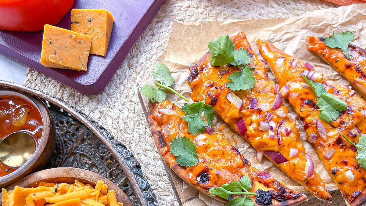 Masala Red Leicester Flatbread Recipe