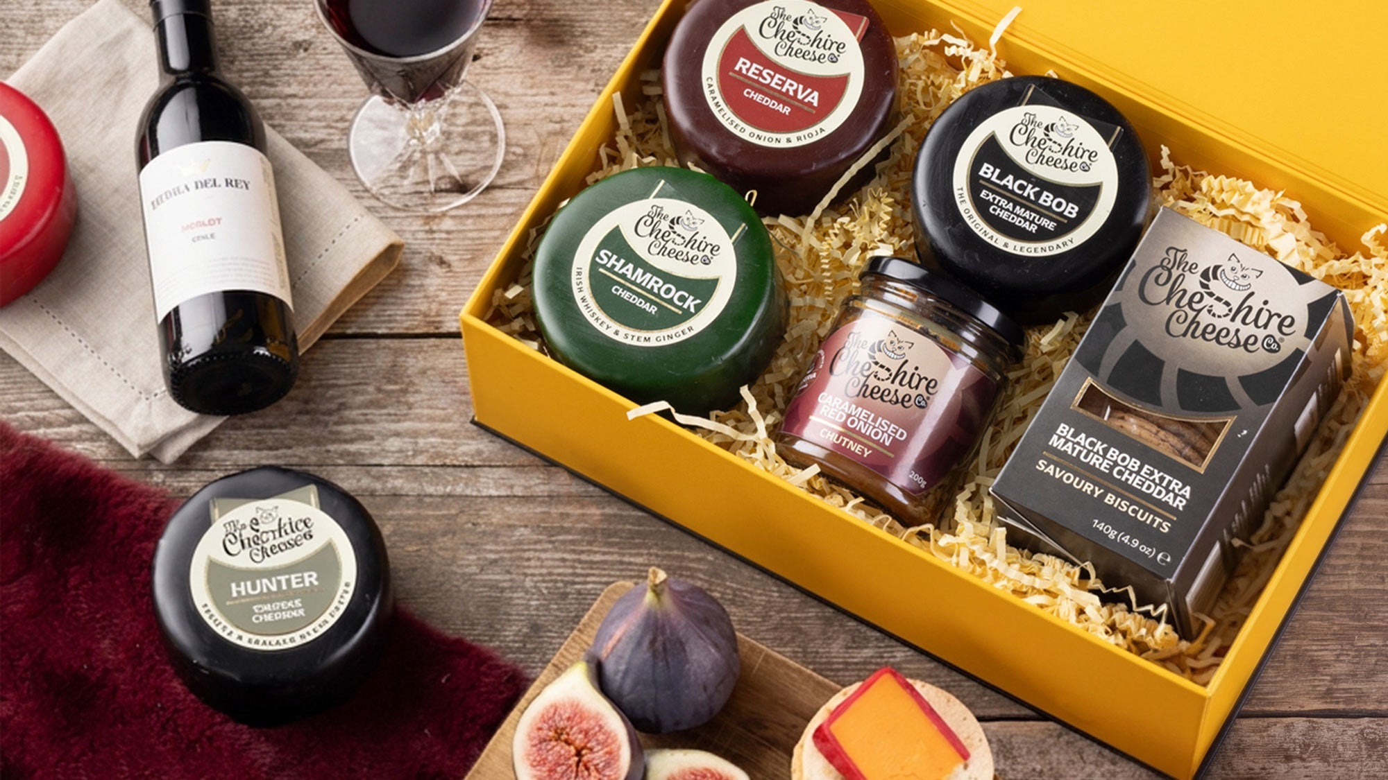Bestselling cheese gift hampers and waxed cheese truckles