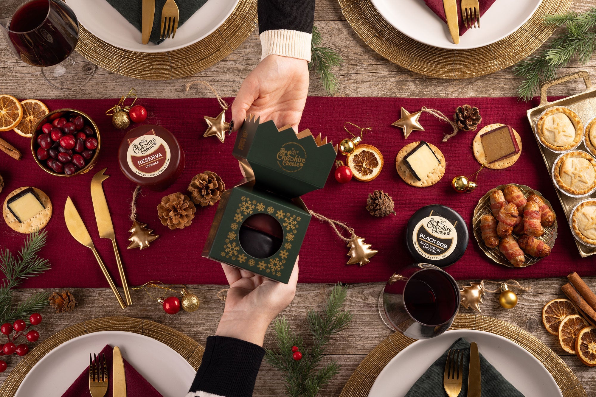 Christmas cheese gift set from the Christmas gift guide