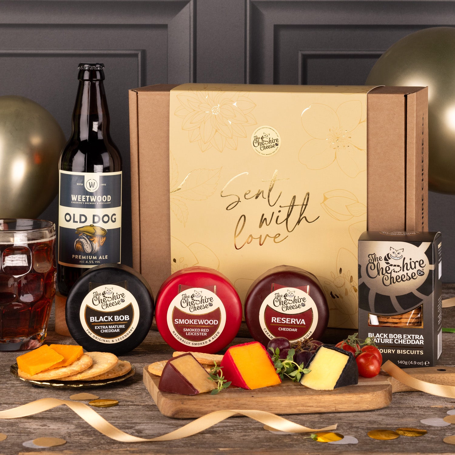 Sent With Love, Cheese & Cheers Hamper