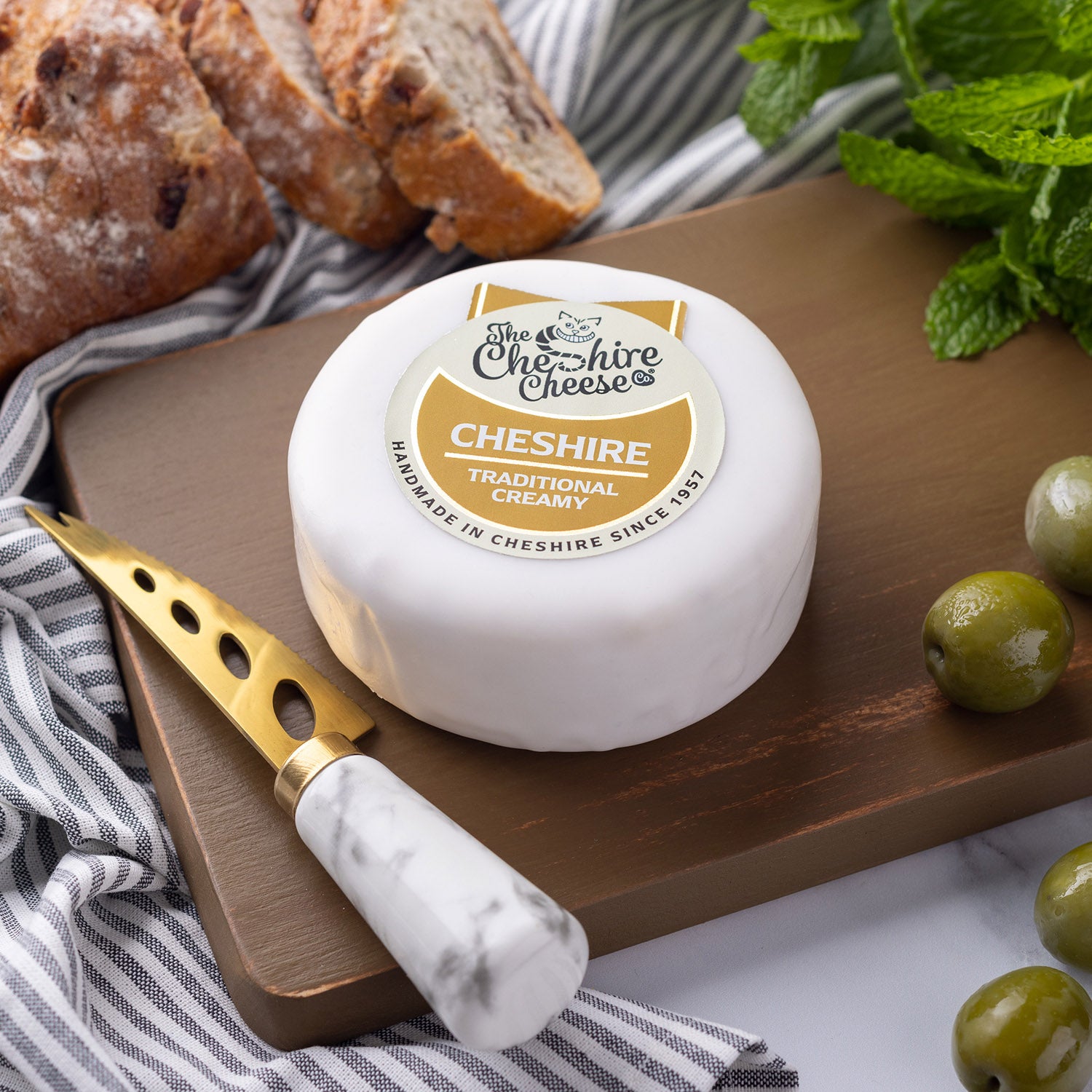 6 x Cheshire, Traditional Cheshire Cheese Waxed Truckles