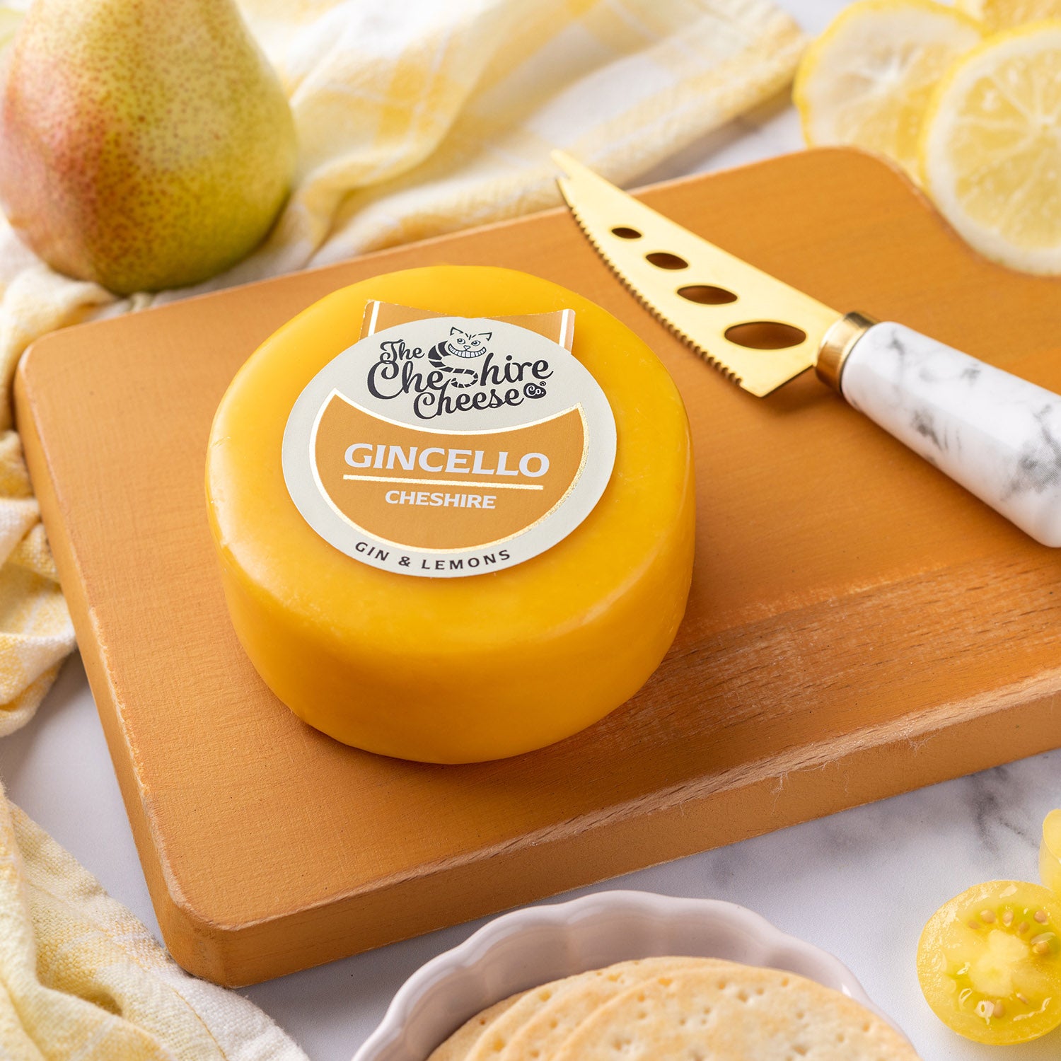 6 x Gincello, Gin & Lemon Cheshire Waxed Truckles