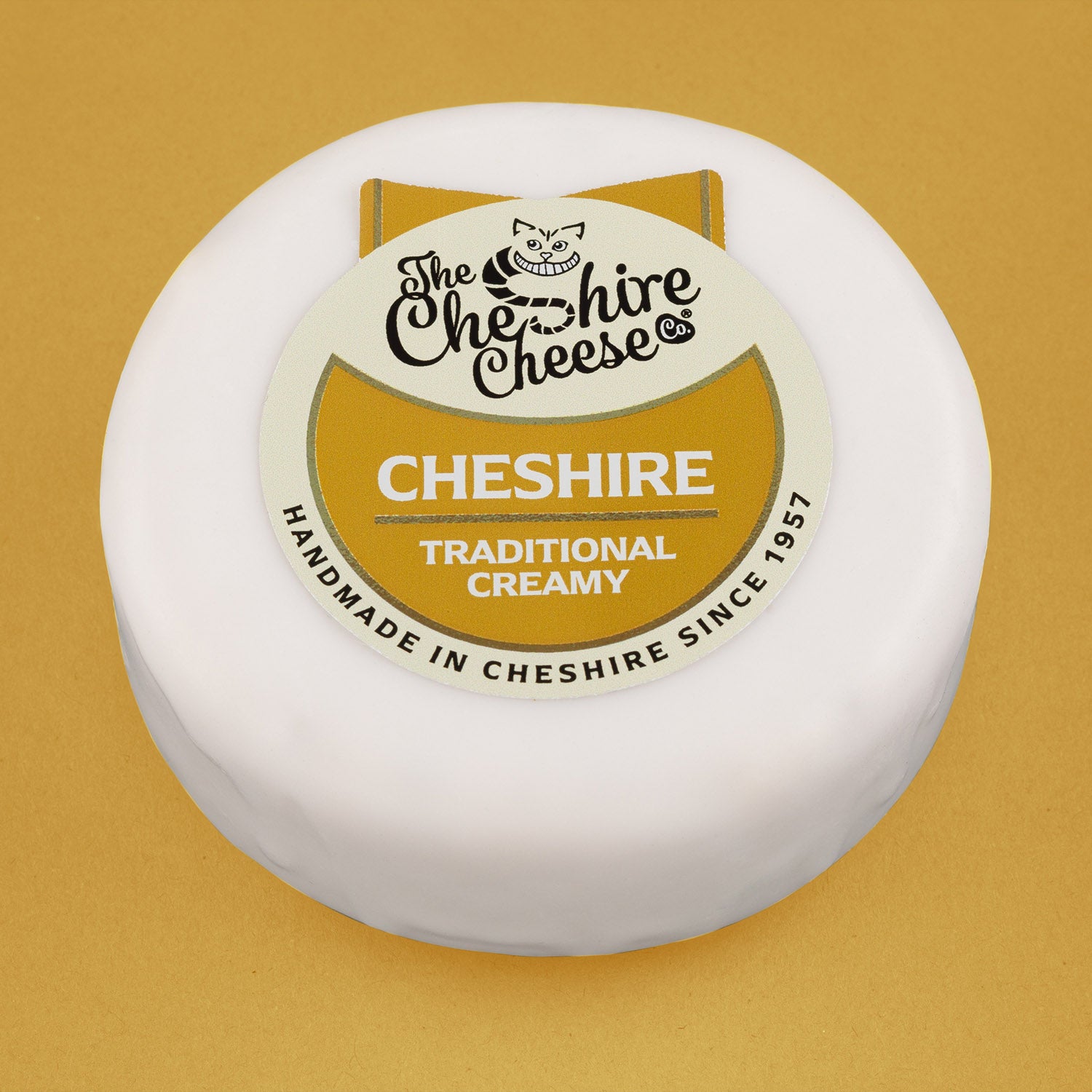Cheshire - Traditional Creamy Cheshire Cheese - Waxed Truckle 200g