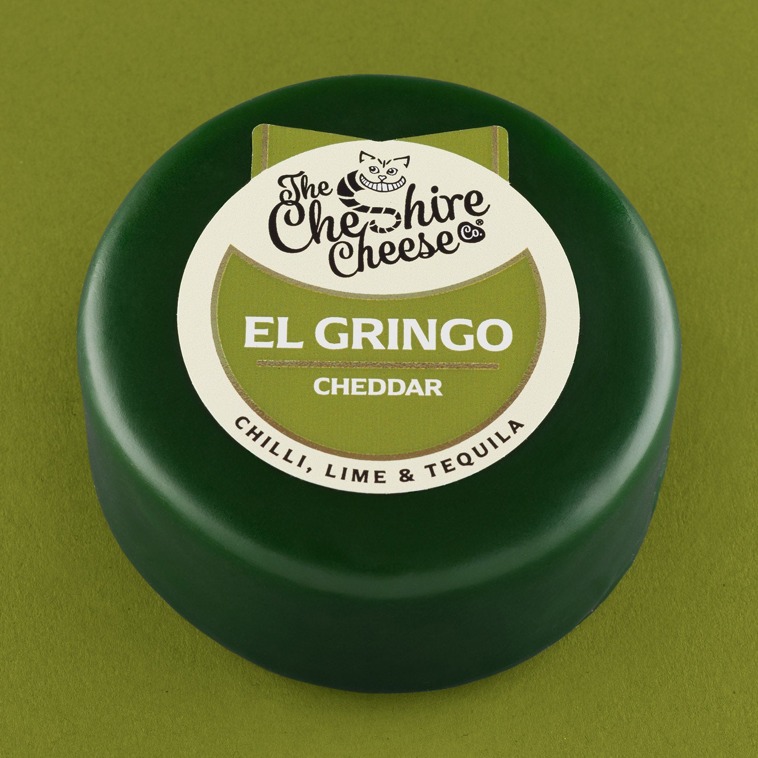 El Gringo - Chilli, Lime & Tequila Cheddar Cheese - Waxed Truckle 200g