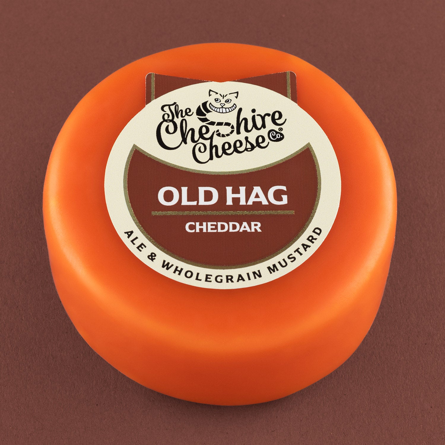 Old Hag - Ale & Mustard Cheddar Cheese - Waxed Truckle 200g