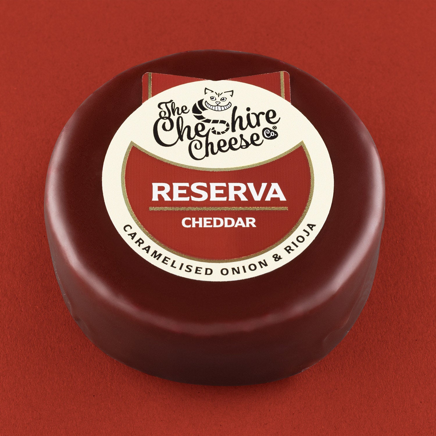 Reserva - Caramelised Onion & Rioja Cheddar Cheese - Waxed Truckle 200g