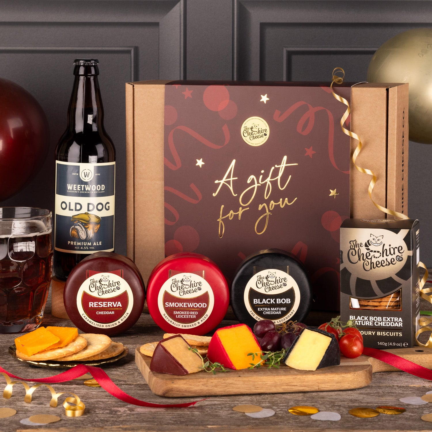 Gift For You, Cheese & Cheers Hamper