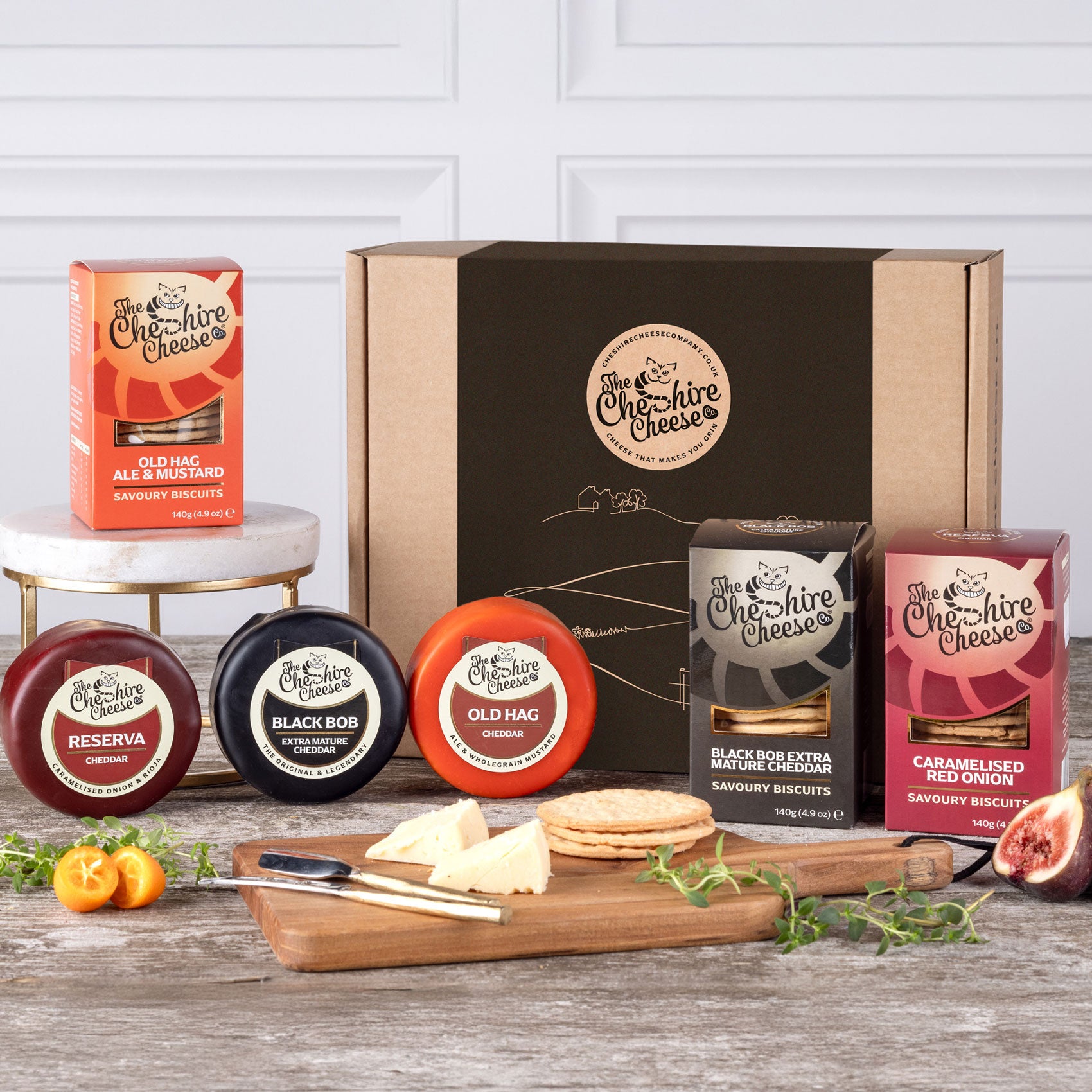 Triple Treat, Cheese & Biscuits Gift Box