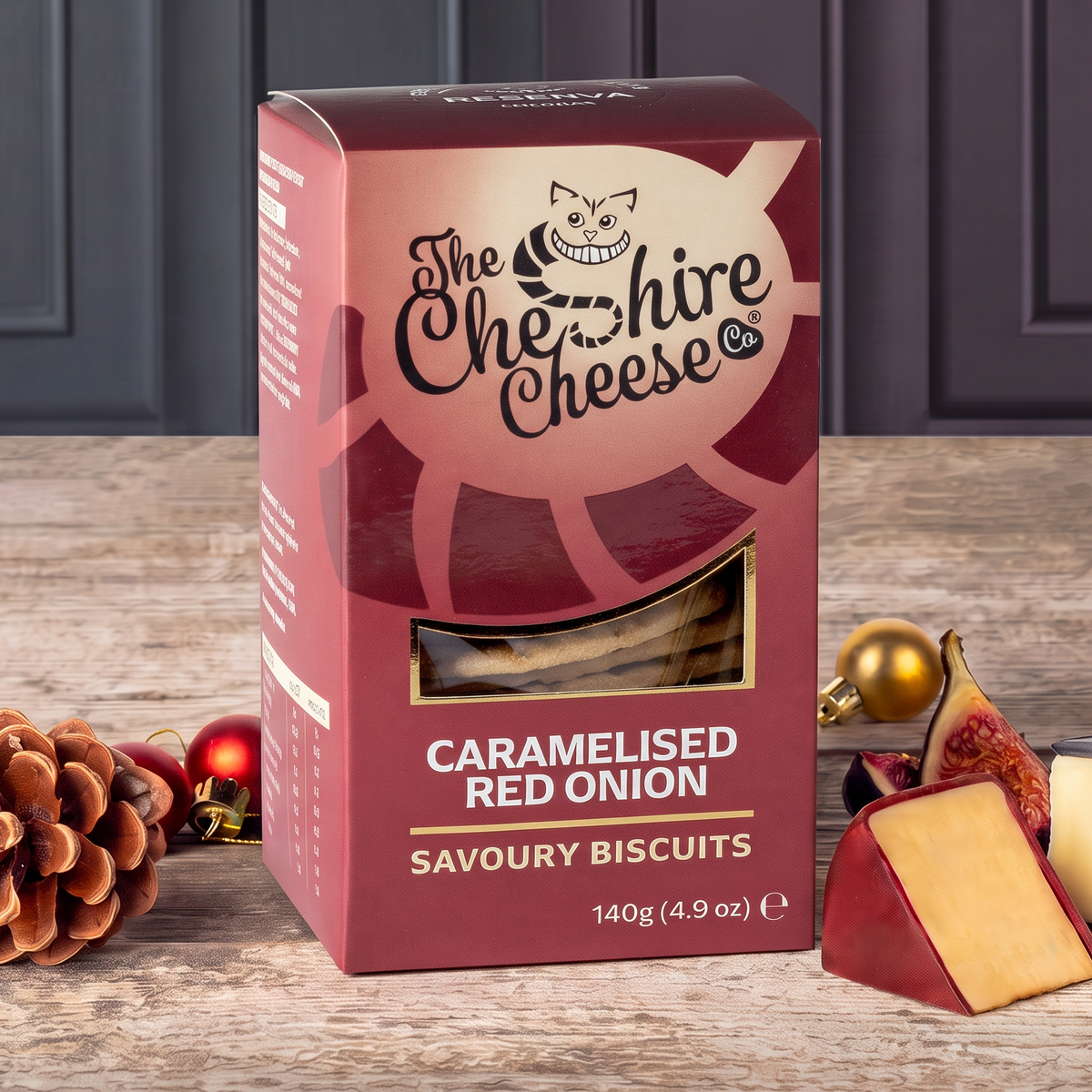 Caramelised Onion Biscuits for Cheese