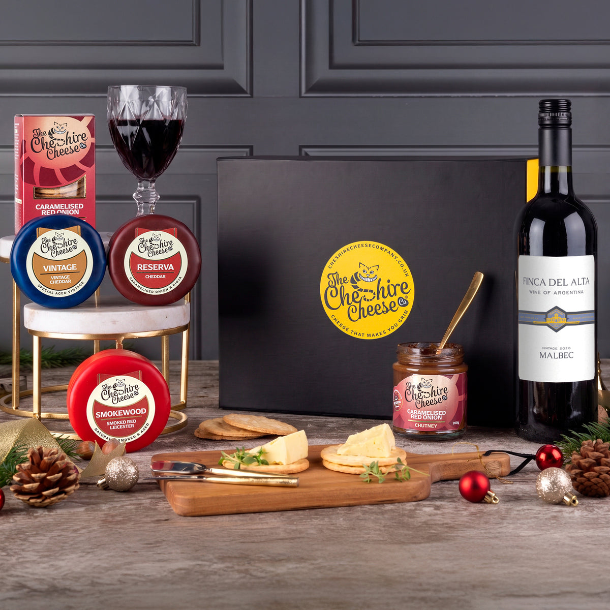 Decadent Cheese & Wine Hamper
