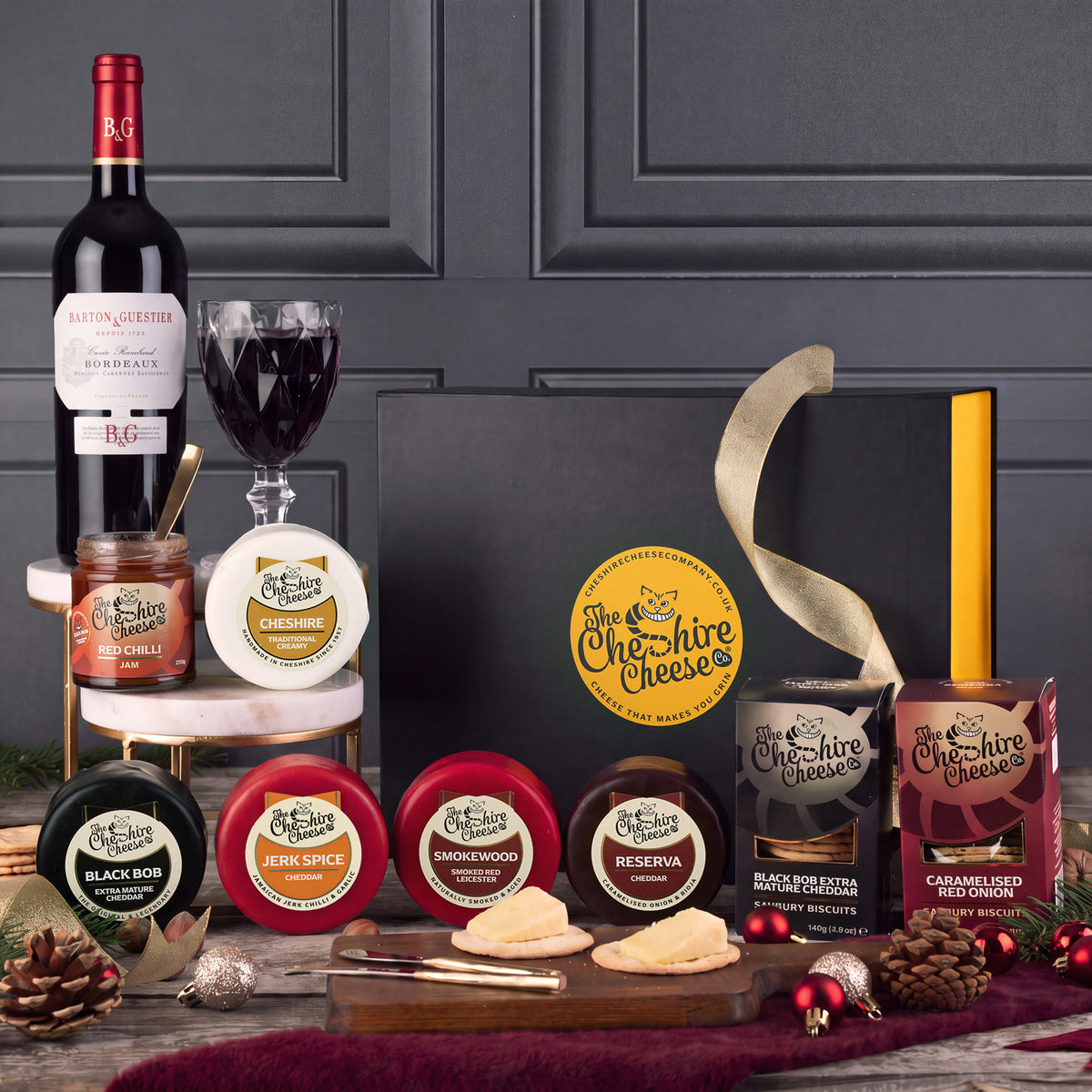 Luxury Wine & Cheese Hamper, Build Your Own