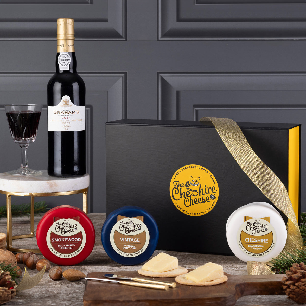 Perfect Companions Half Port & Cheese Hamper
