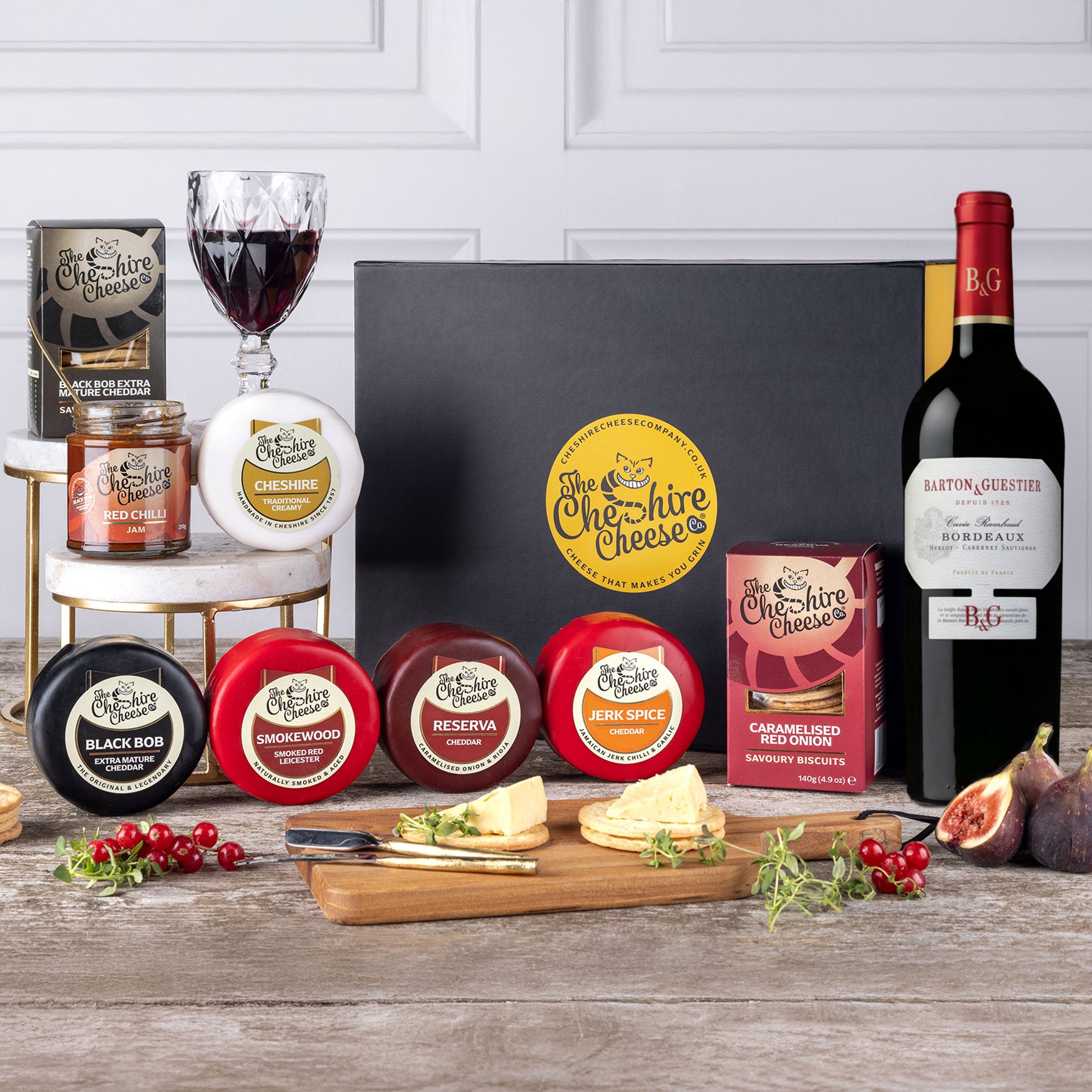 Luxury Wine & Cheese Hamper, Build Your Own