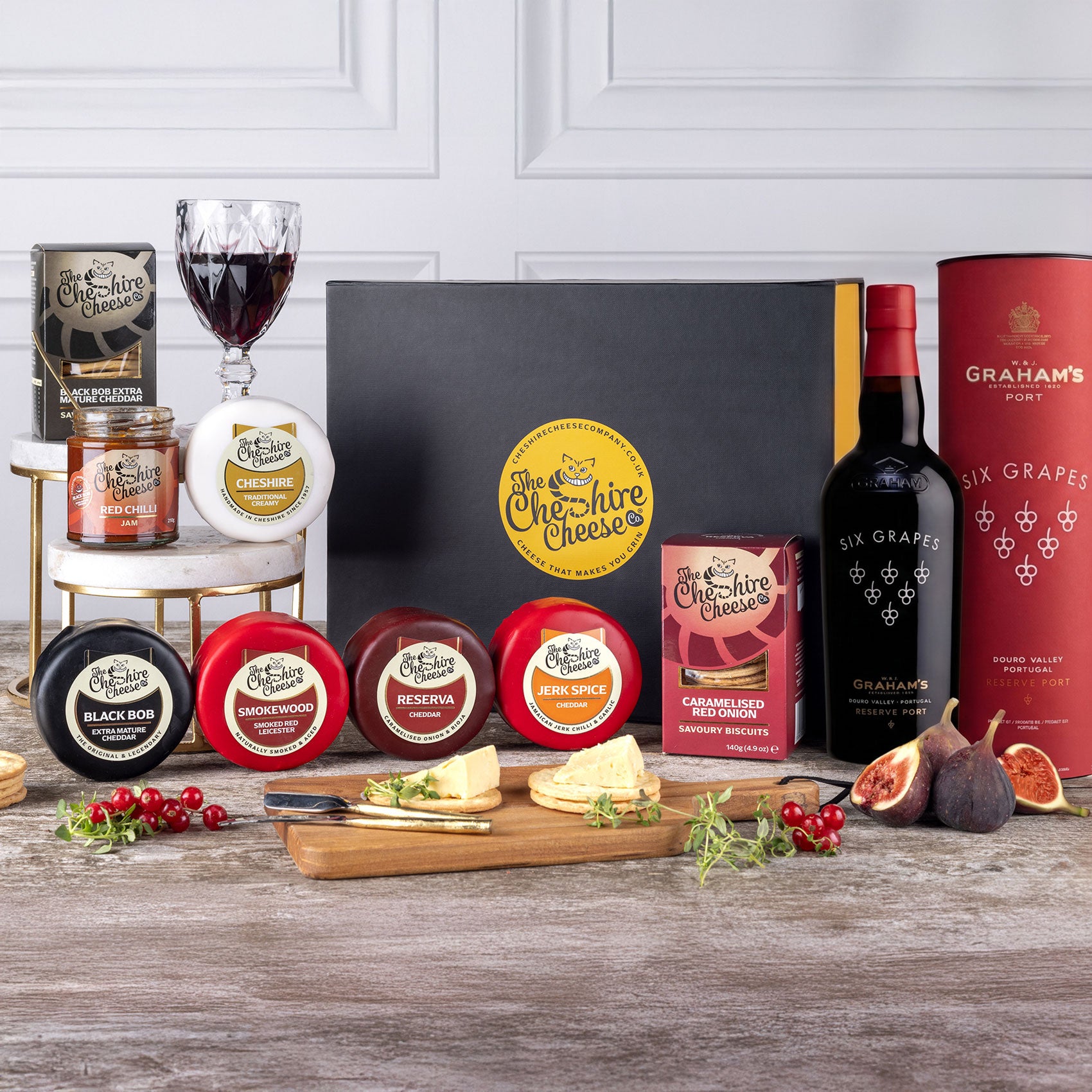Luxury Port & Cheese Hamper
